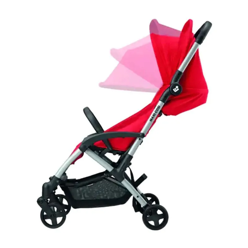 Trio Poussette Compacte Laika 2 Nomad Red + Cosi Rock sans base + Nacelle Laika - 0m+-5