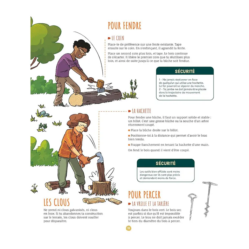 Livre Installe ton camp dans la forêt  - 6+-1