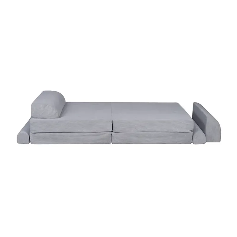 Canapé enfant Premium Gris clair - 160x80cm-6