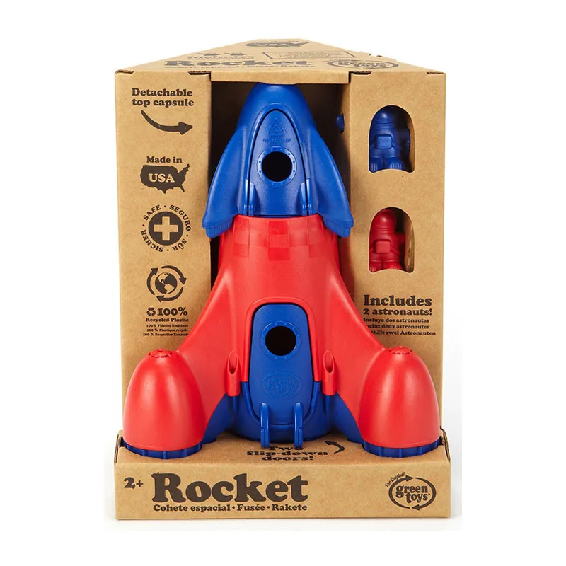 Fusée GreenToys Bleu/Rouge - 24m+-5