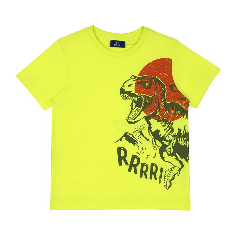 T-shirt T-Rex - Jaune pâle-0