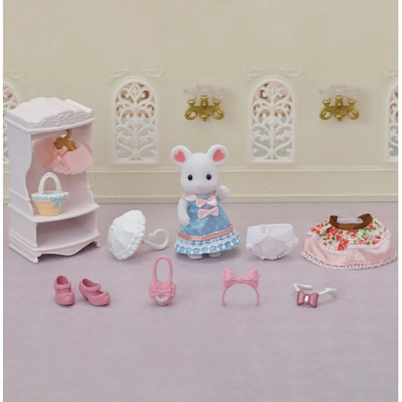 Valisette de mode Grande soeur souris marshm. - 13pcs-4