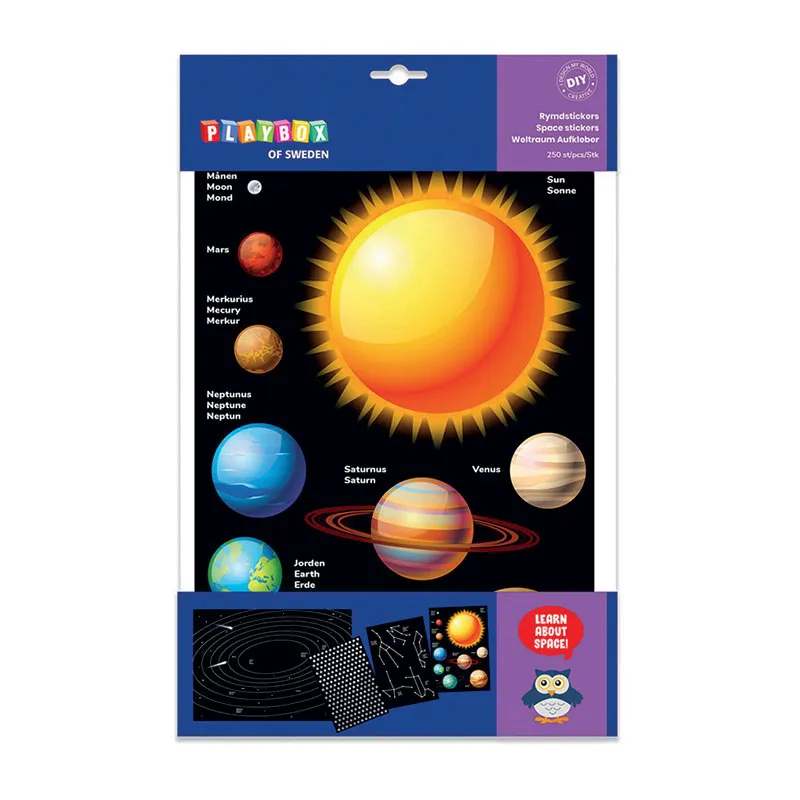 Stickers Planètes & Constellations - 250pcs-1
