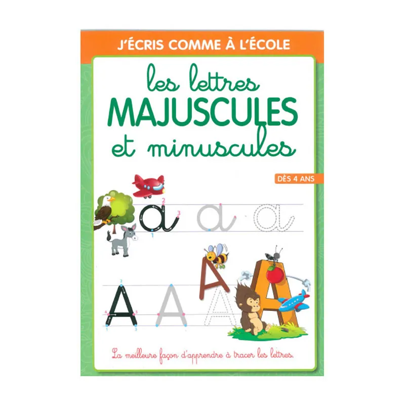2 Cahiers d'exercices Majus/Minus & Alphabet/Chiffres - 5+-1