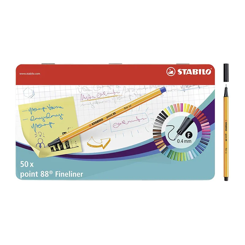 Stylos-feutres fin Point 88 - 50pcs-0