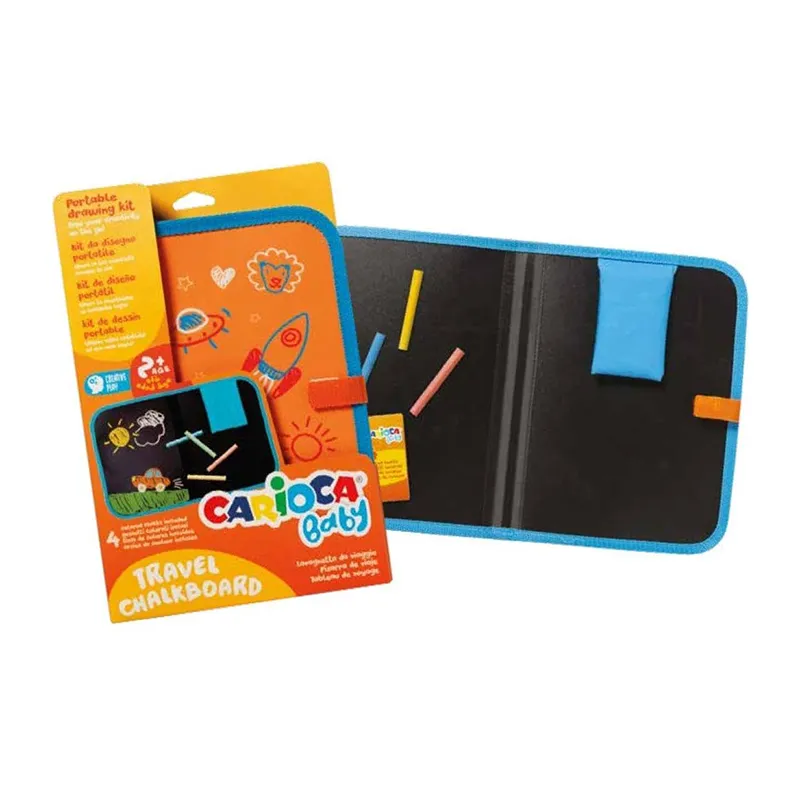 Kit de dessin portable Ardoise + 4 Craies Baby - 5pcs-1