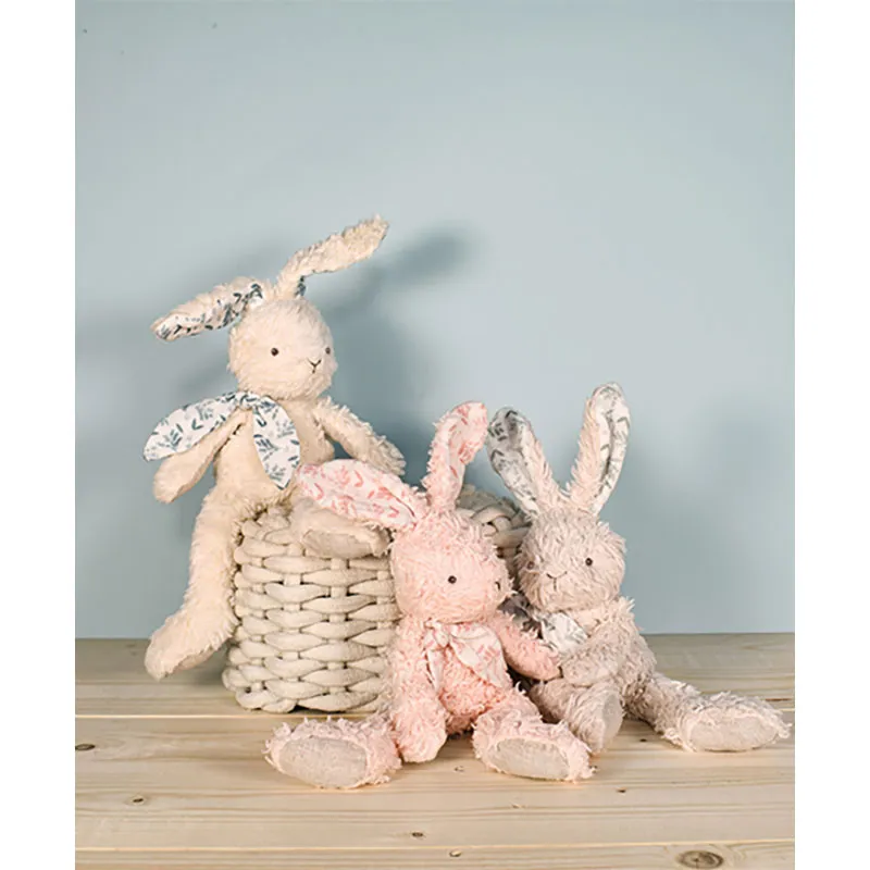 Peluche Botanic Bio Lapin Blanc - 25cm-3