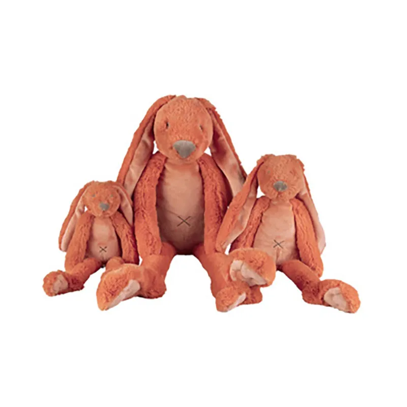 Peluche Lapin Richie Orange - 58/38/28cm -0