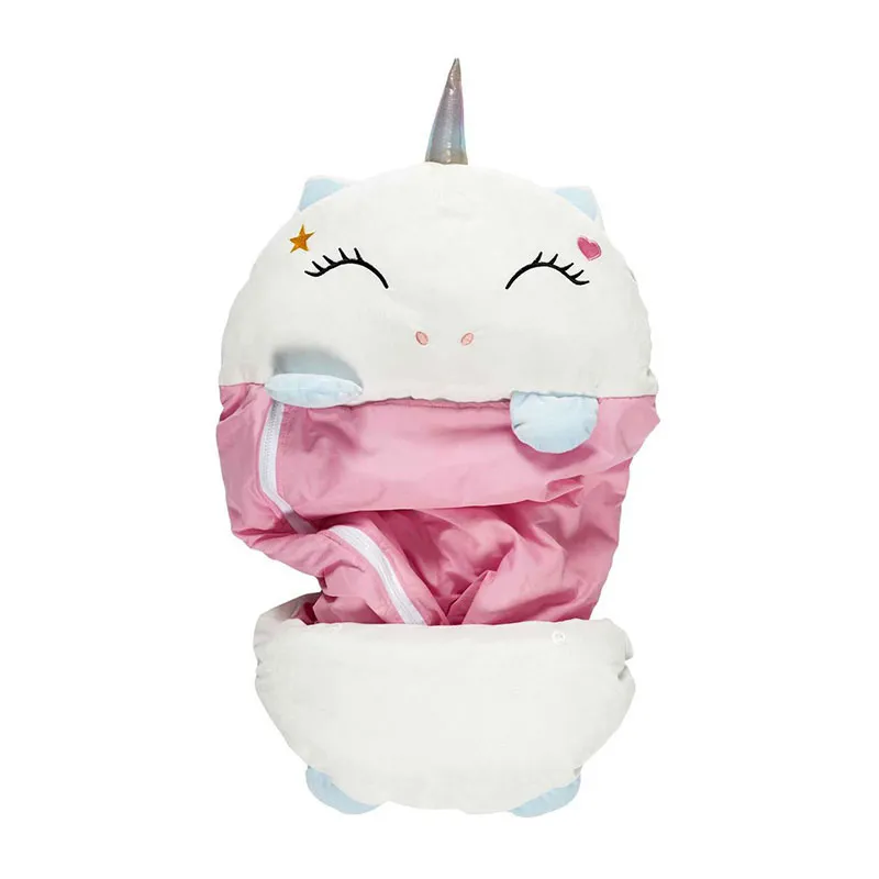 Sac de couchage Licorne Rose/Blanc - 130x50cm-3