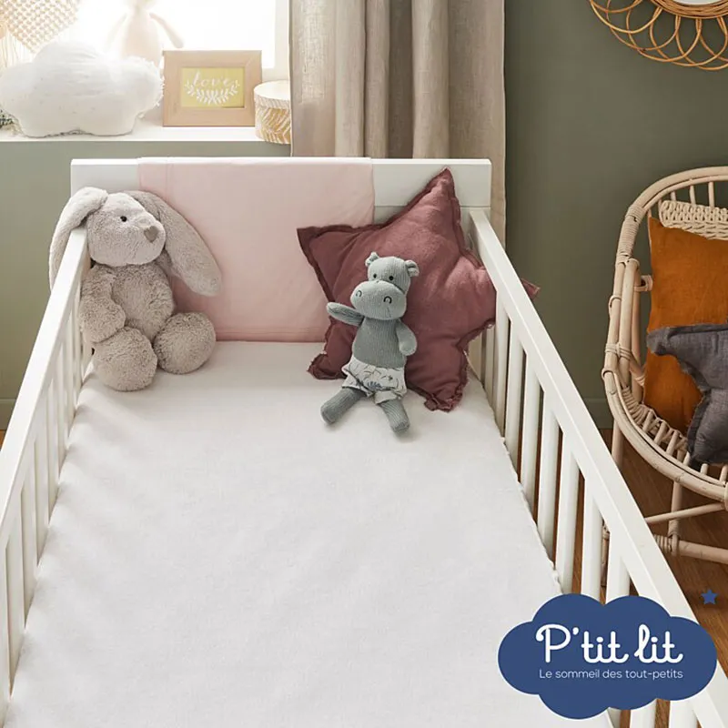 Protège-matelas Éponge/Coton Anti-acariens & bactérien Bébé-1
