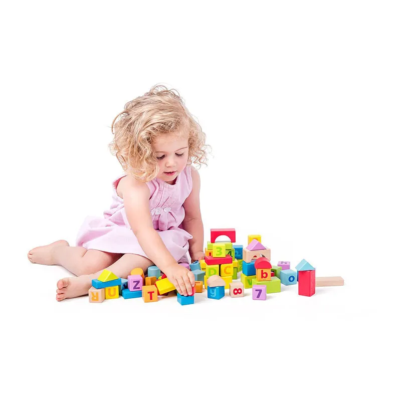 Blocs de construction Alphabet & Chiffre 60pcs - 24m+-2