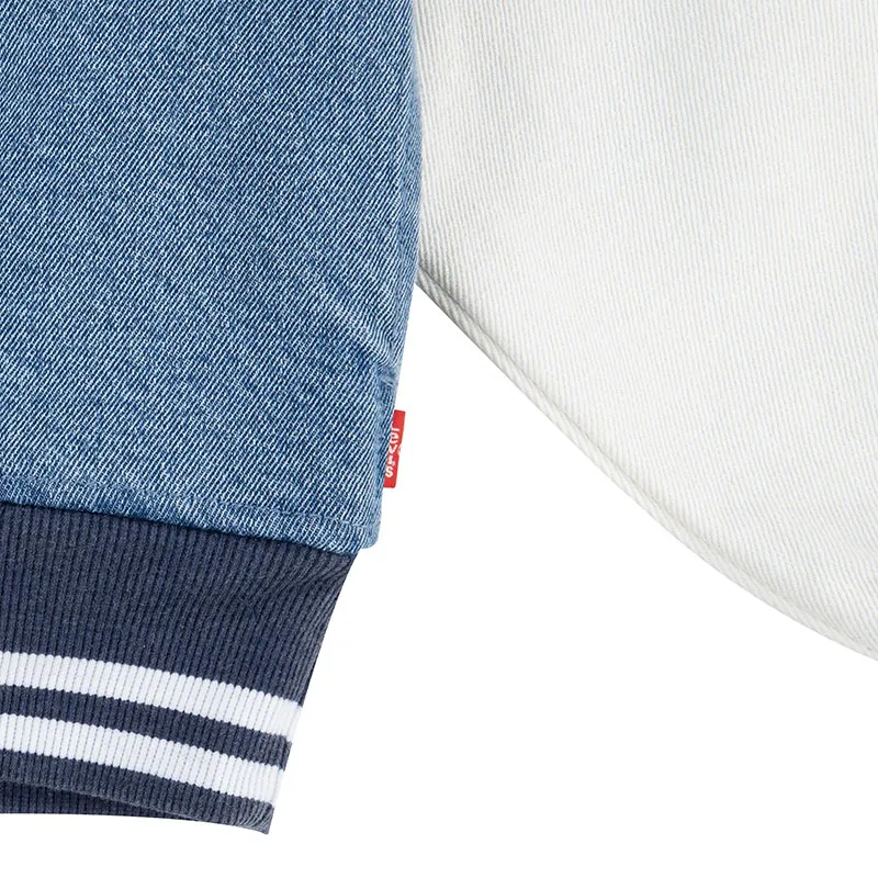Veste en jean Denim Bomber Junior - Vibecheck-4