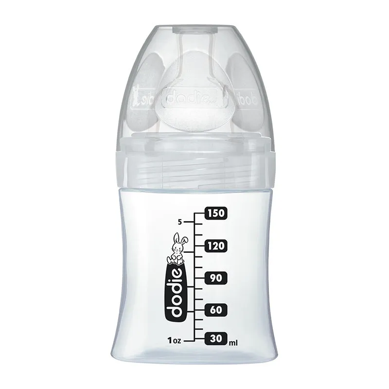 2 Bibs anti-coliq. Tétines plates Verre 150ml déb.1 Paris - 0m+-3