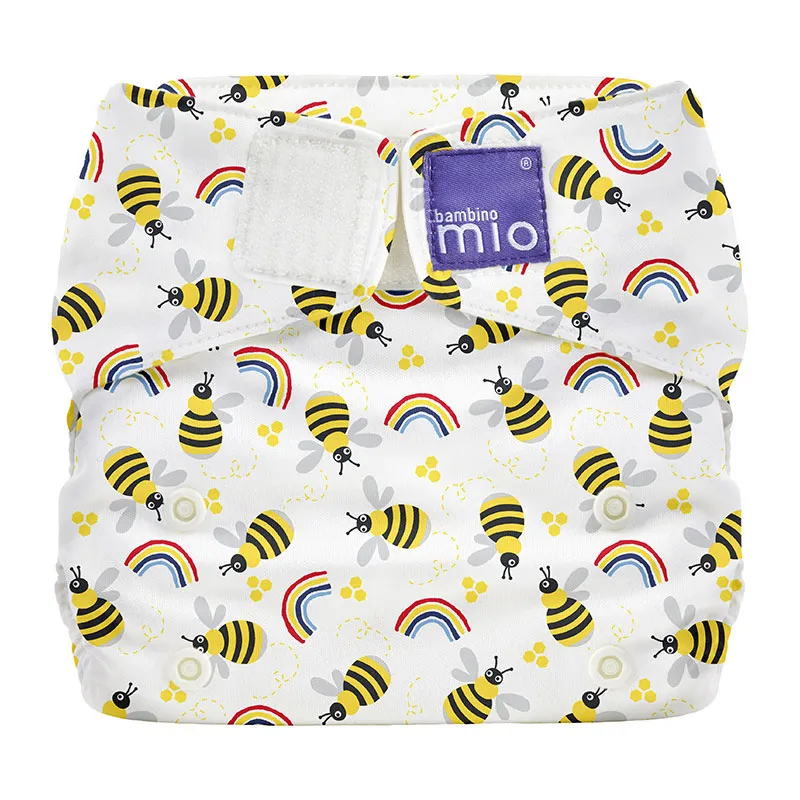 Couche tout-en-un Miosolo Abeille Bleu - 0m+-0