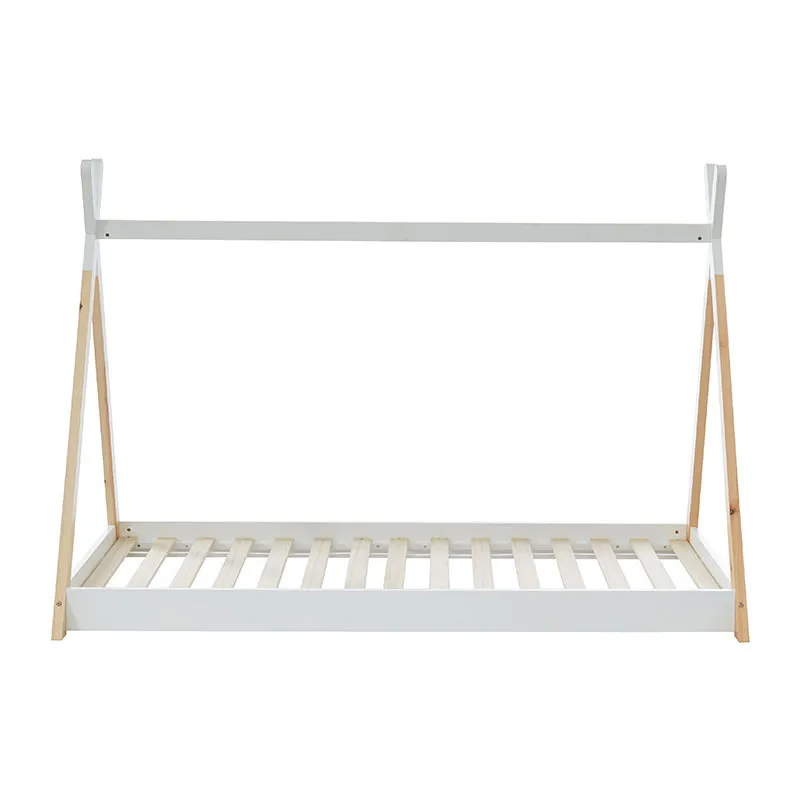 Lit enfant tipi Tiny Bois Blanc - 90x190cm-2