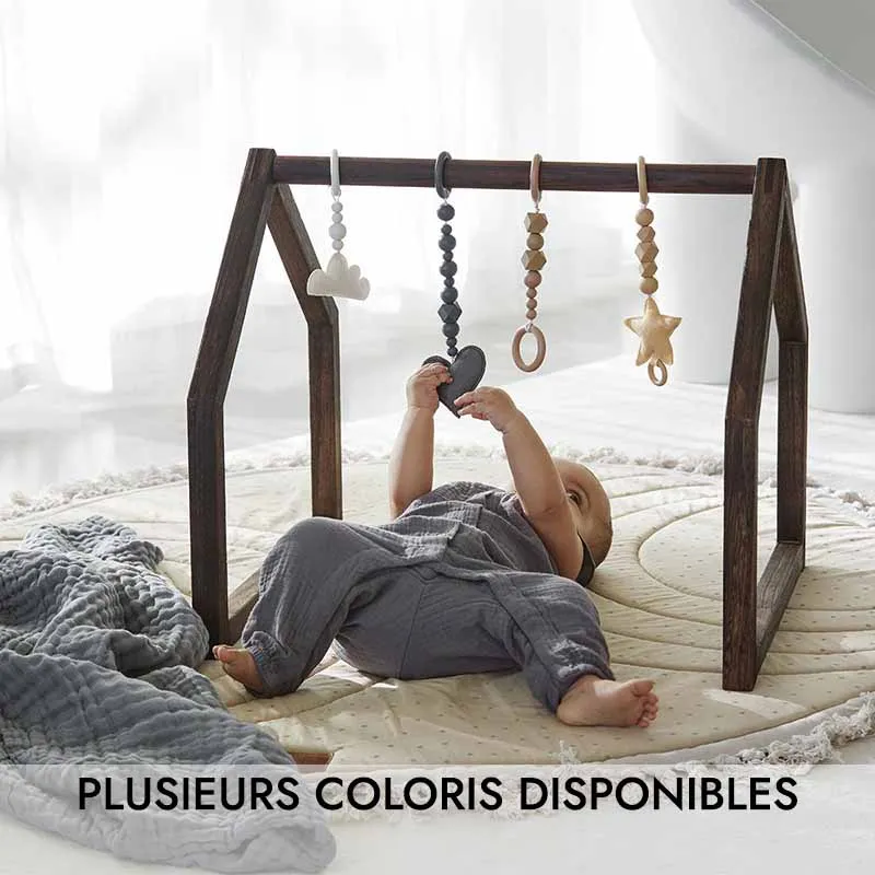 Arche d’éveil Maison d'Elodie - Bois-2