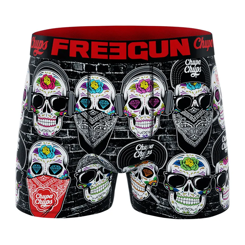 3 Boxers Garçon Chupa Chups - Noir/Jaune/Rouge/Blanc-1