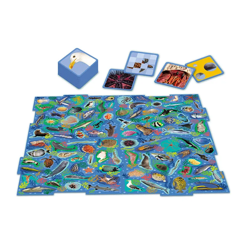 Jeu de société Mission animaux Océans 105pcs - 4+-2