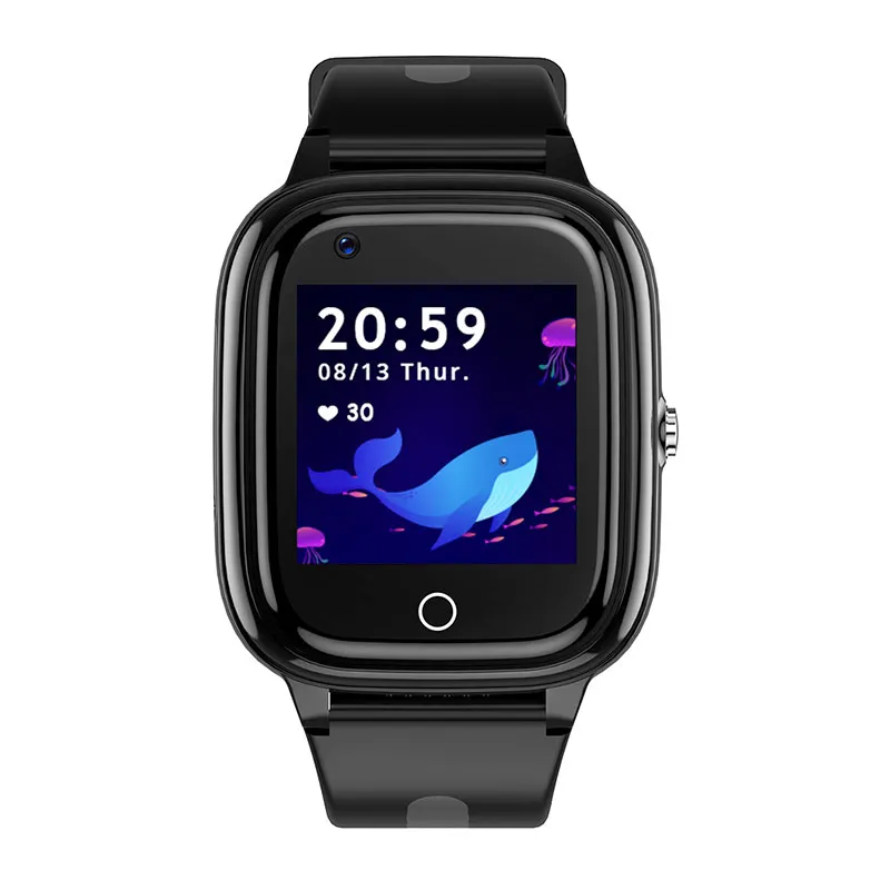 Montre connectée 4G GPS Kids Mania Noir - 4+-1