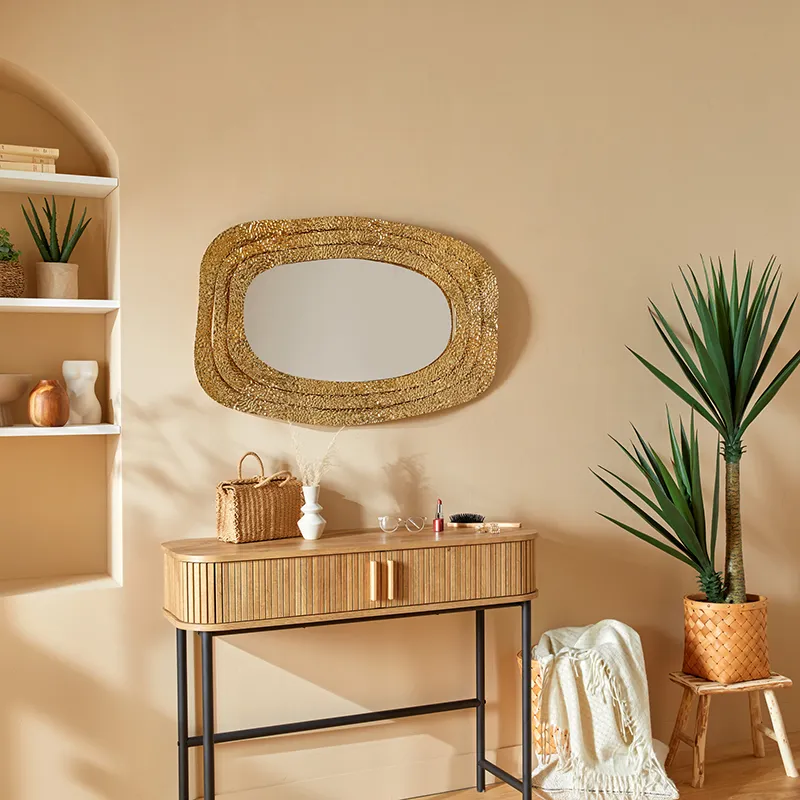 Miroir mural Brenda Doré - 89x58cm-5