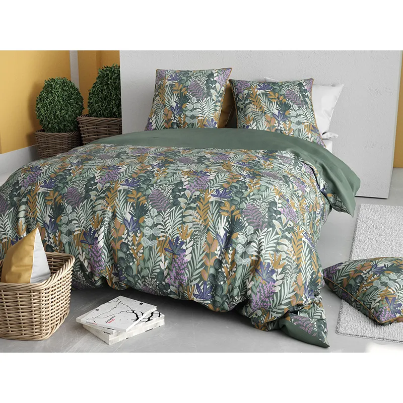 Parure 3pcs Coton Pampa Vert-1