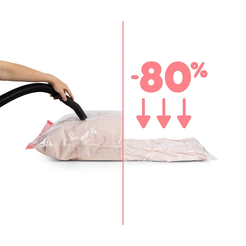 2 Housses de rangement sous vide Aspispace - 80x100cm-1