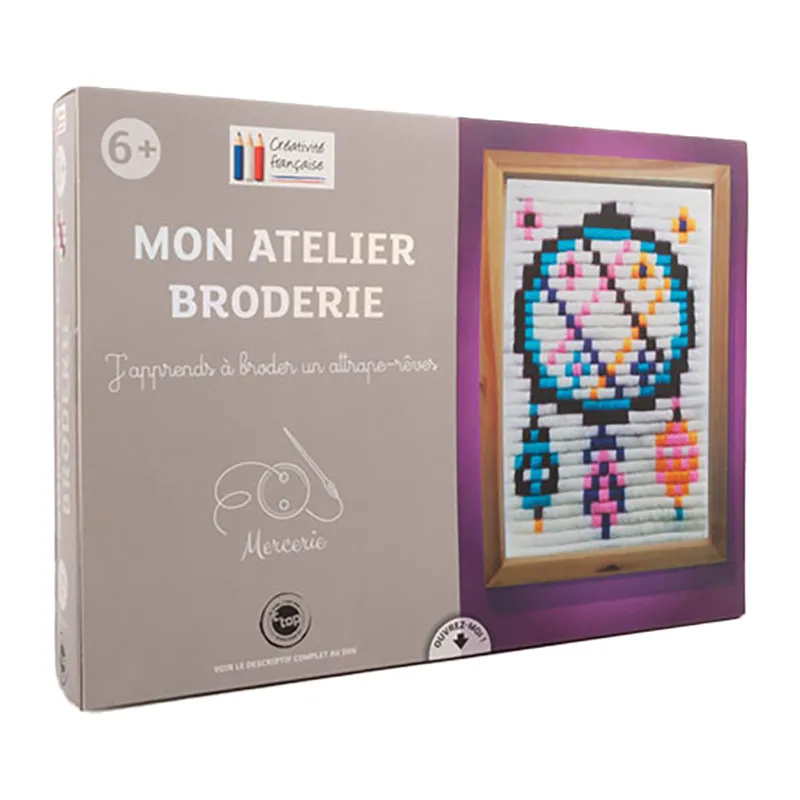 Kit créatif Mon atelier Broderie - 6+-1