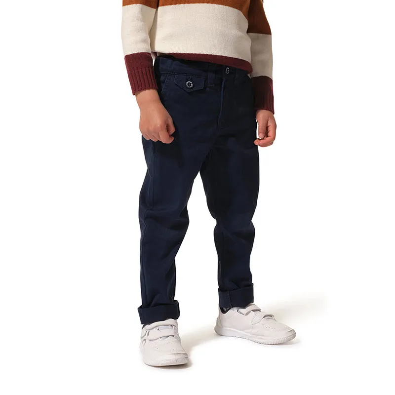 Pantalon chino Garçon Levon - Marine-1