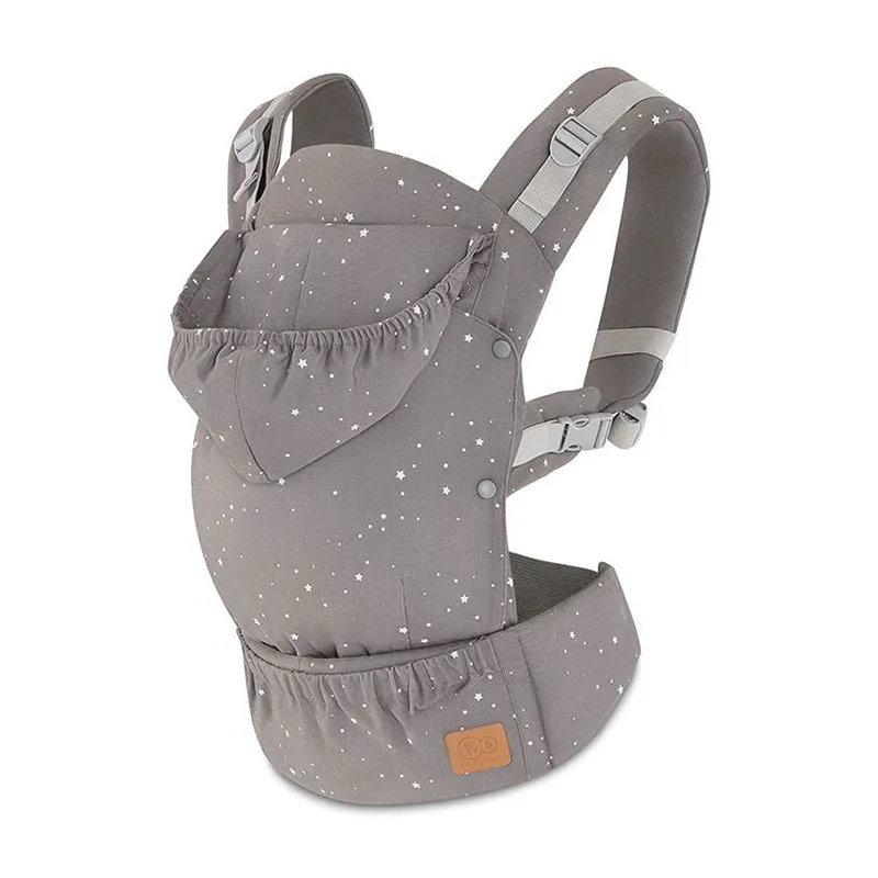 Porte-bébé Physiologique Huggy Gris - 3m+-1