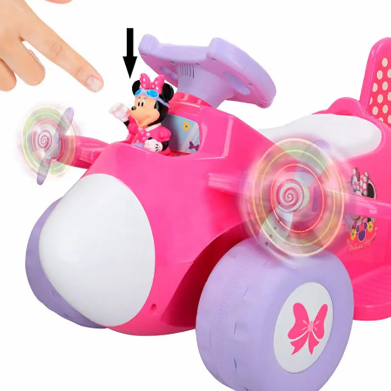Trotteur Avion électrique 6V Minnie - 18m+-1