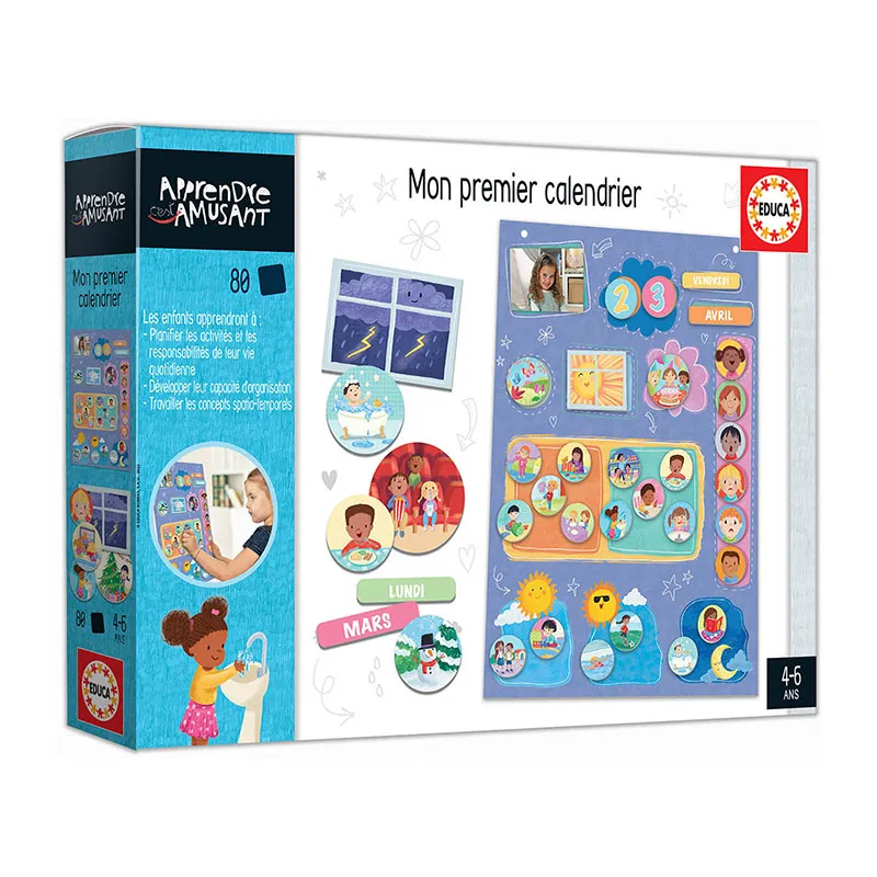 Jeux éducatif Mon Premier Calendrier - 4+-4