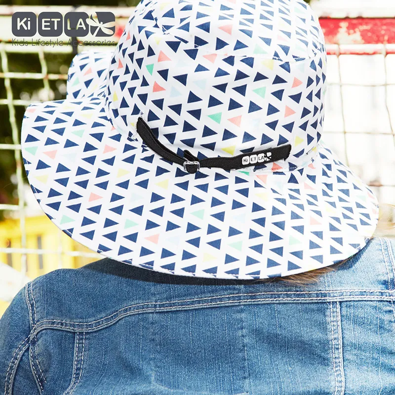Chapeau Anti-UV réversible Funfair - Blanc/Noir/Multi-8