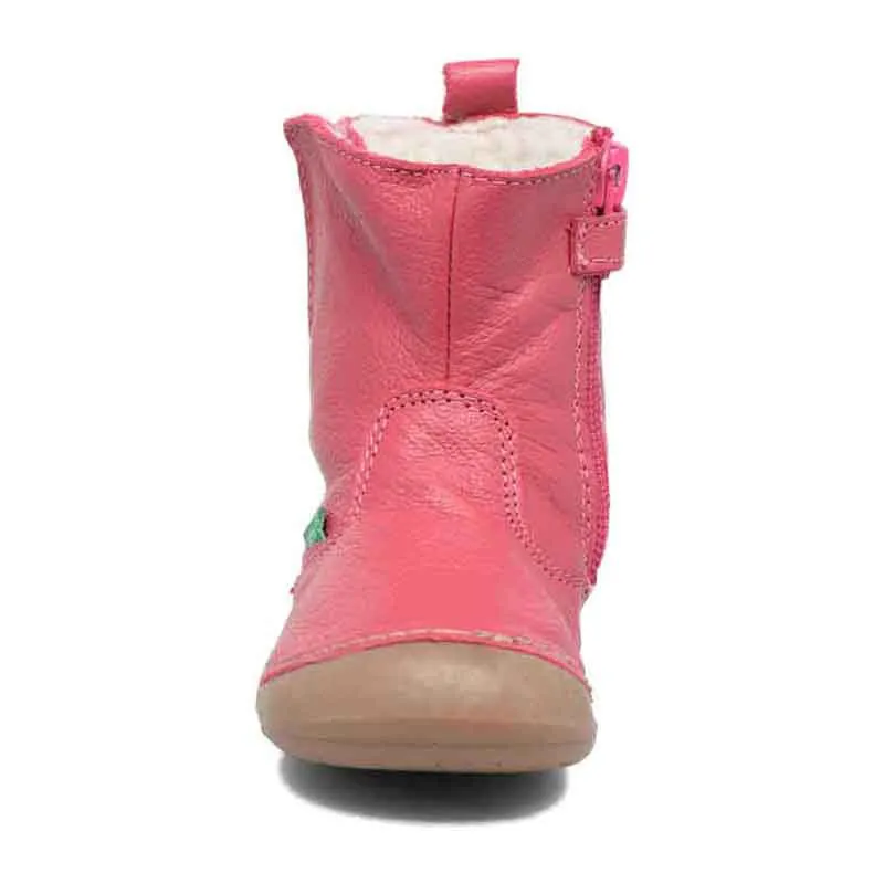 Bottines fourrées Socool - Fuchsia-1