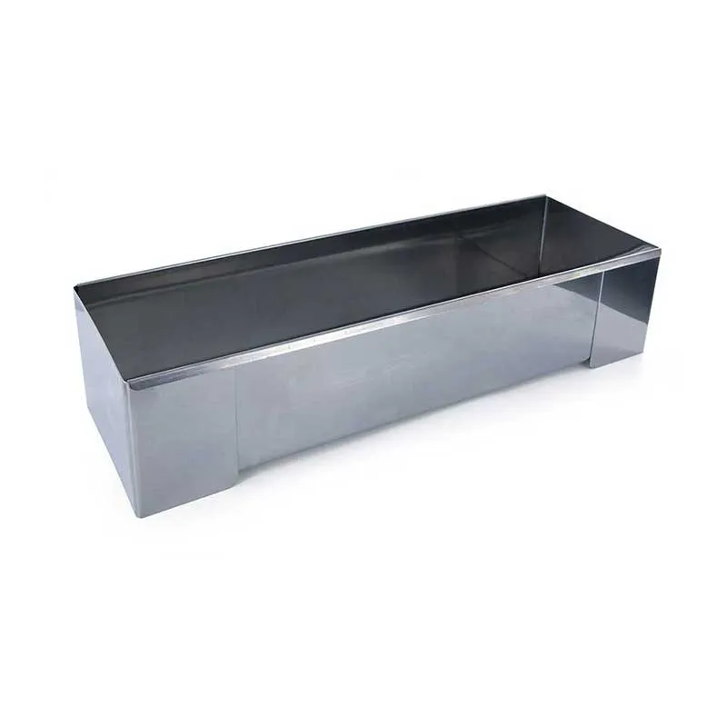 Moule à bûche carré Inox - 31x10x7cm-0
