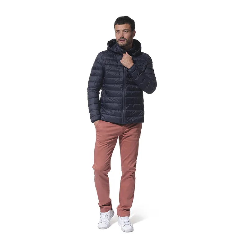 Doudoune Zippée capuche amovible Homme - Marine-3