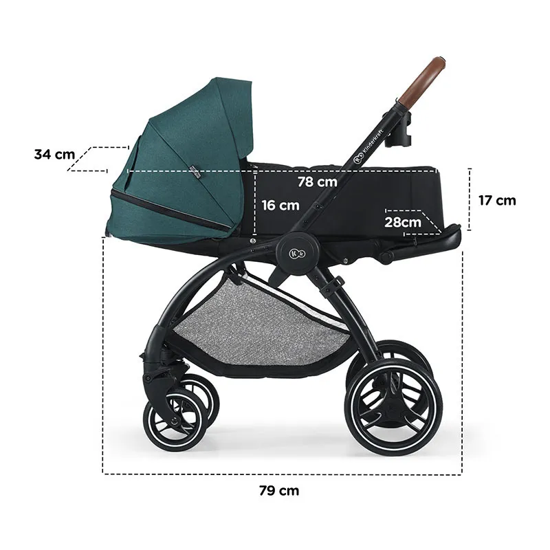 Duo Poussette + Nacelle Evolution Cocoon Vert - 0m+-12