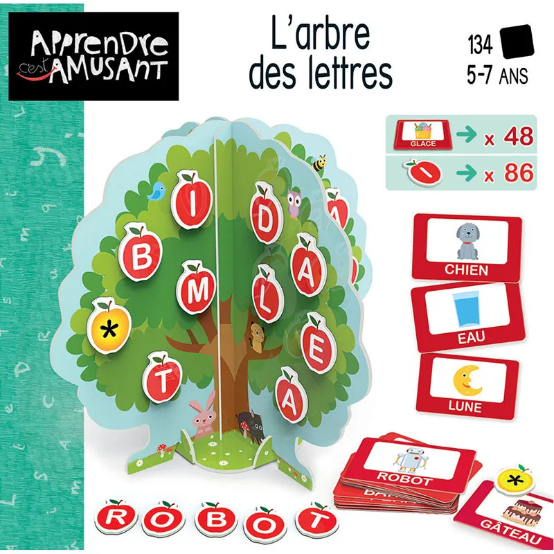 Jeux éducatif L’arbre des lettres - 5+-3