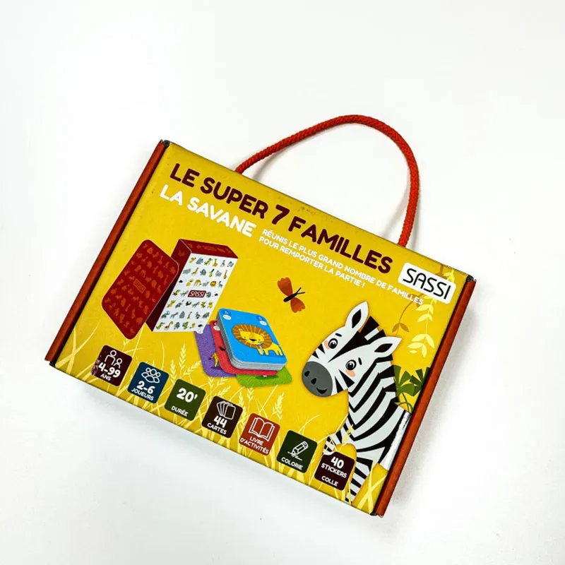 Jeu Le super 7 familles La savane - 4+-8