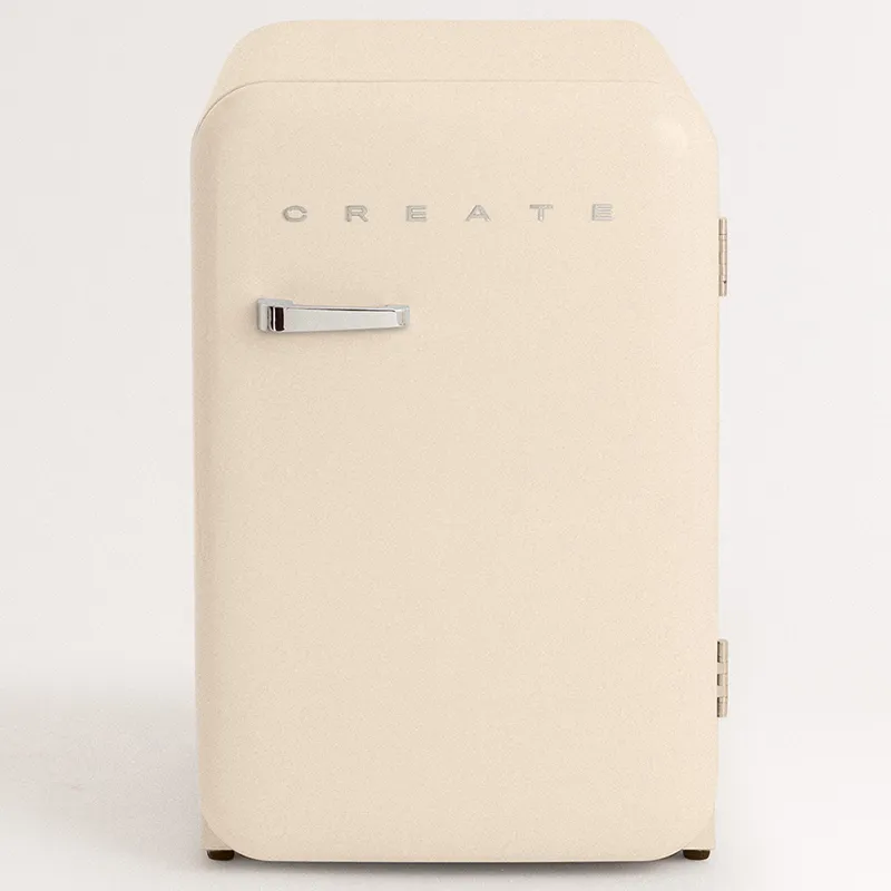 Réfrigérateur Retro-style 107L - Beige-2