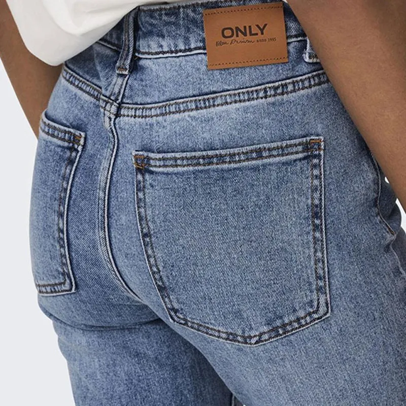 Jeans straight fit Emily - Medium Blue Denim-15