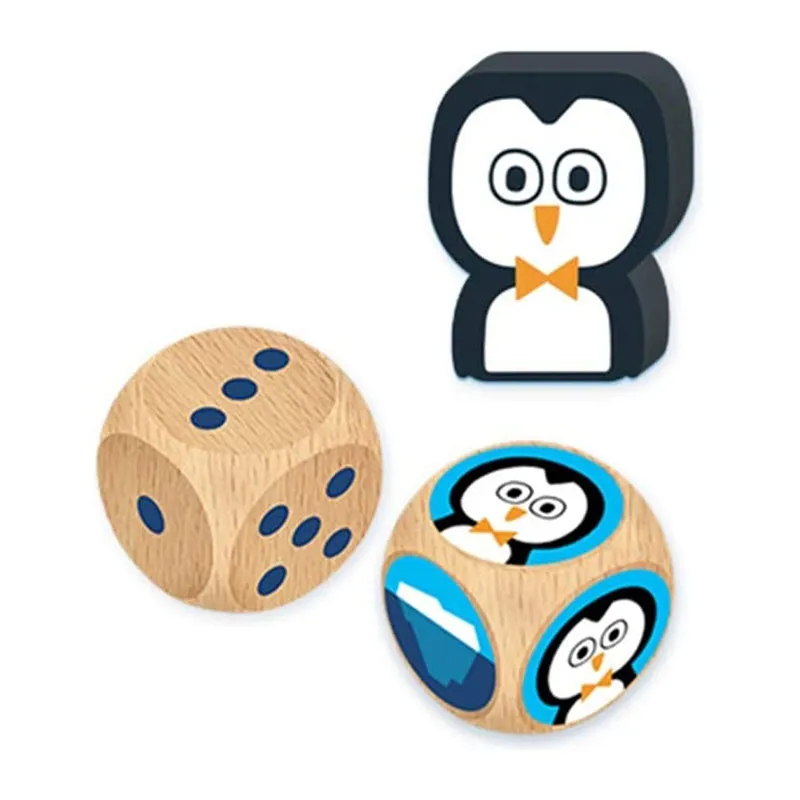 Jeu de société Mon 1er jeu Plouf Pingouins 31pcs - 36m+-2