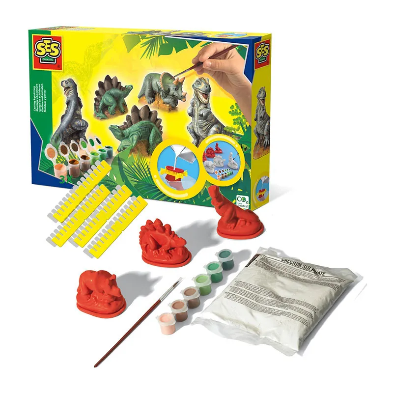 Moulage & peinture Dinosaures - 5+-5