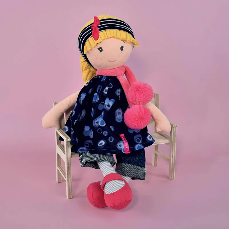 Poupée chiffon Les Canailles de Doudou Lulubelle - 36cm-3