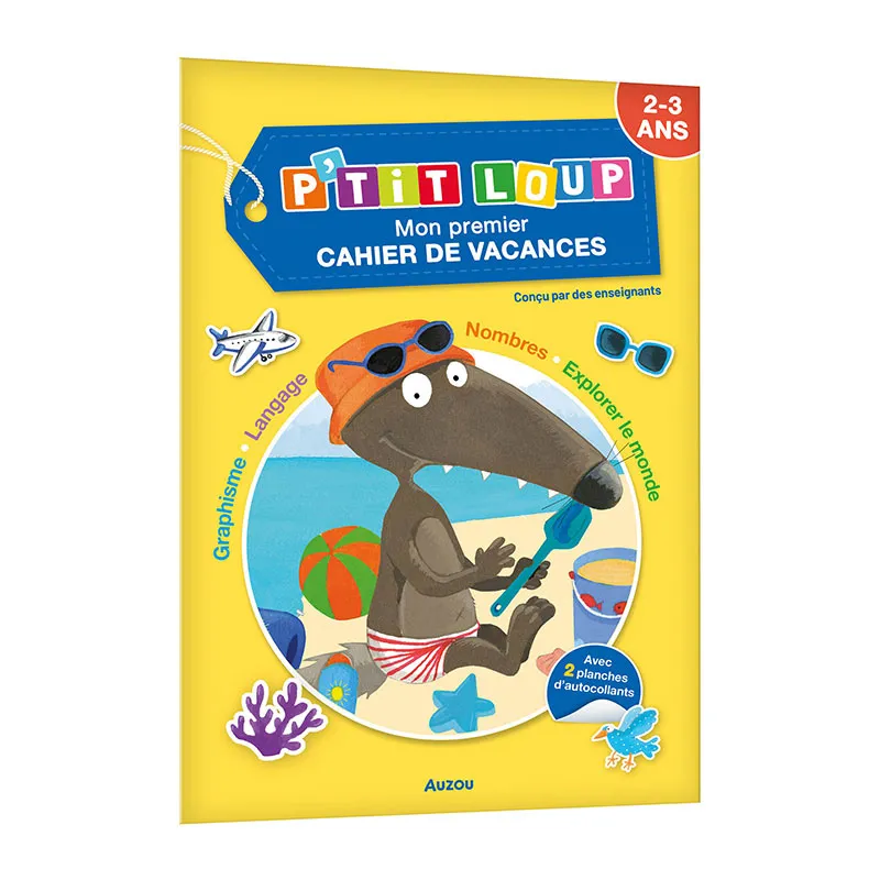 Mon premier cahier de vacances P'tit Loup - 24m+-0