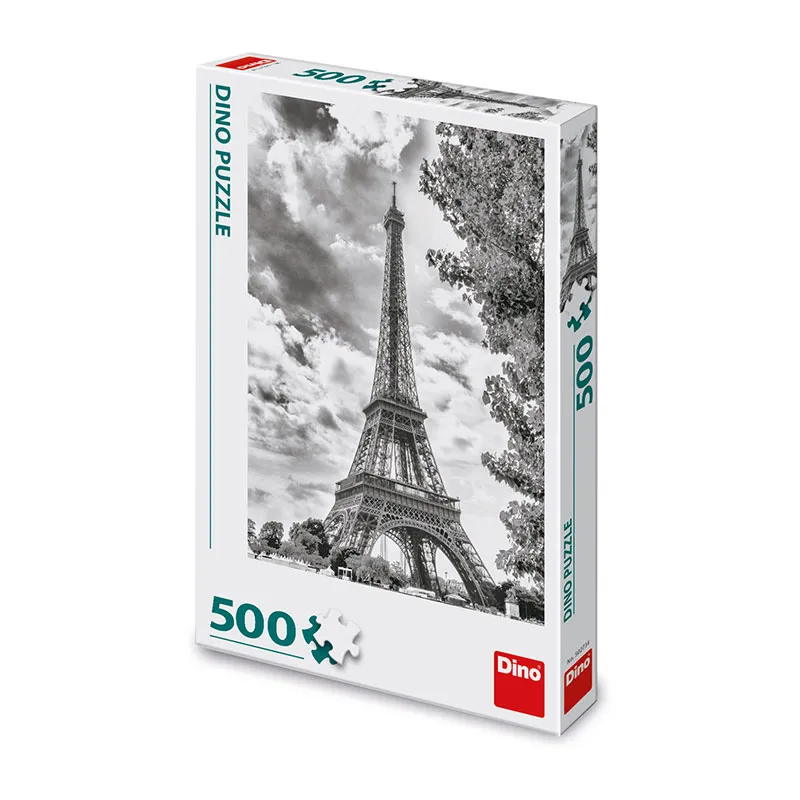 Puzzle 500pcs Tour Eiffel noir & blanc - 10+-2