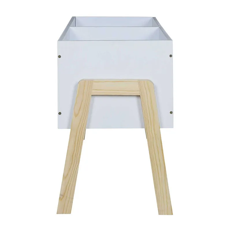 Bac à livres Il était une fois Blanc - 60x30x45cm-3