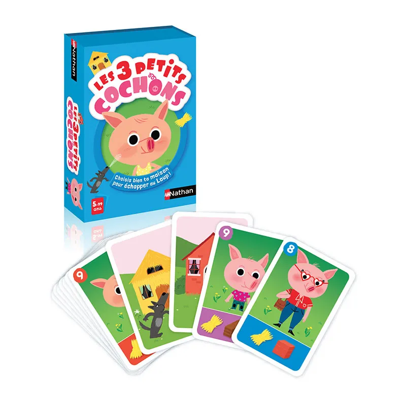 Jeu de cartes Les trois petits cochons 46pcs - 5+-0