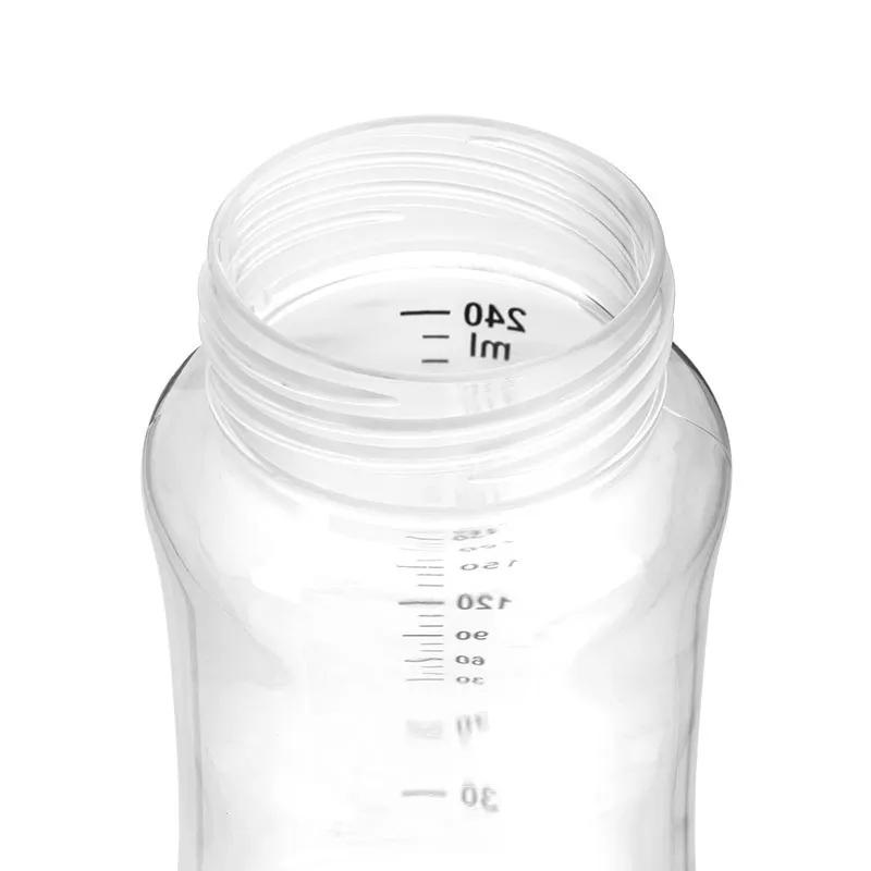 Biberon col large anti-colique 240 ml Blanc - 0m+-5