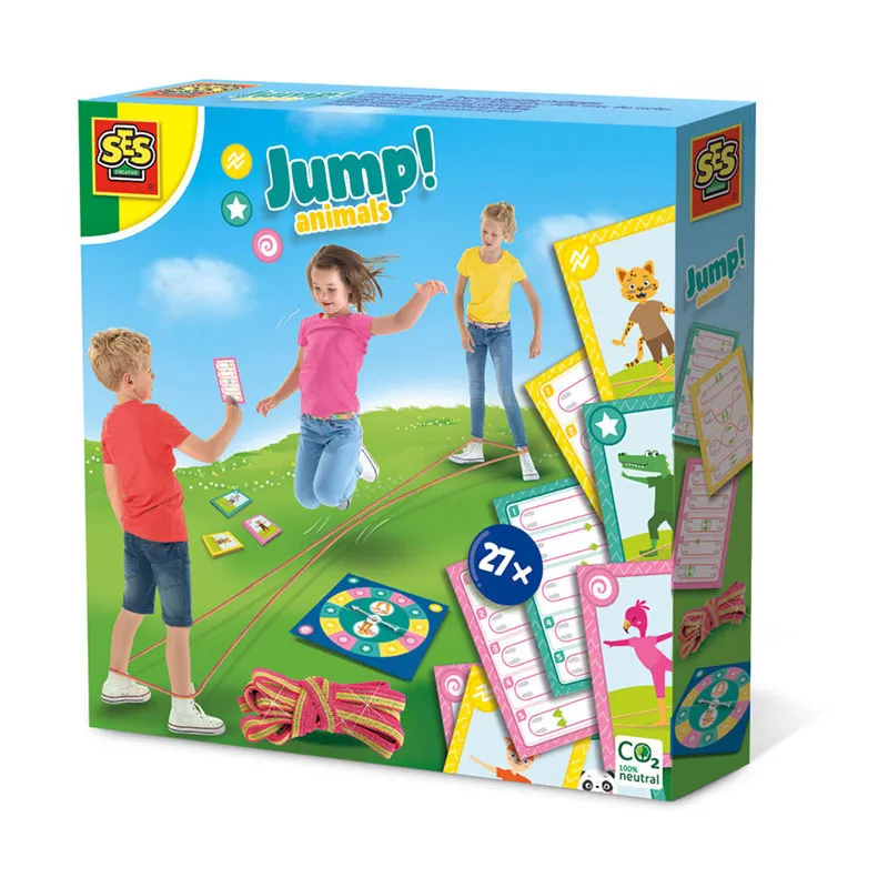 Jeu de défis Saut élastique Animaux 29pcs - 36m+-0