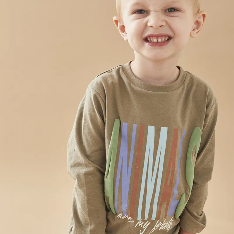 T-shirt ML Animals BIO - Vert-0